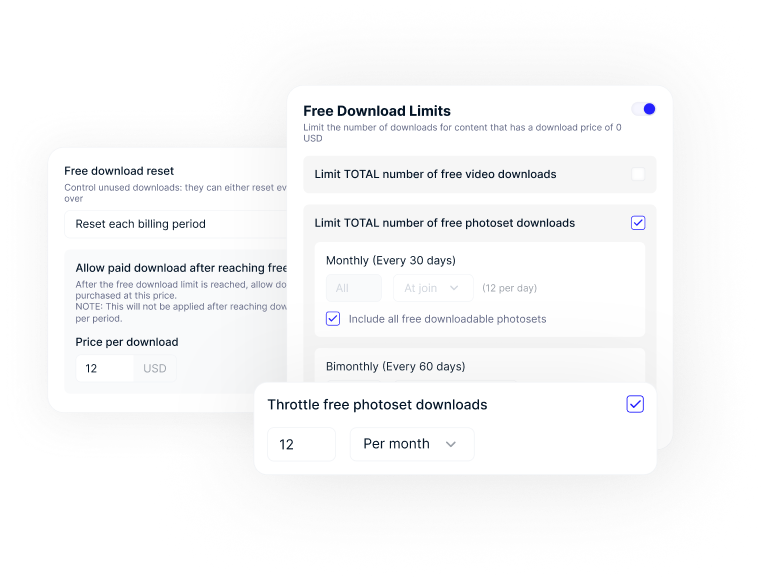 Free Download Limits